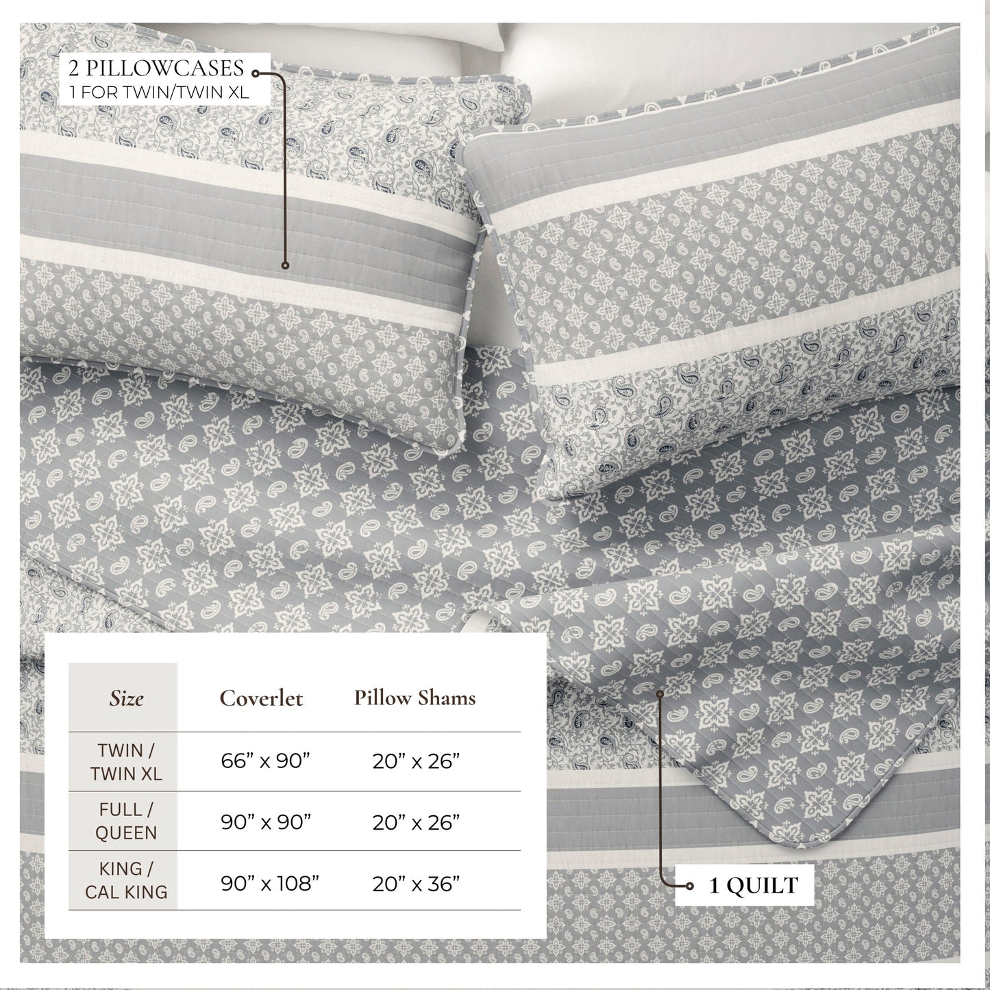 Stripe Quilt - Kadi Collection