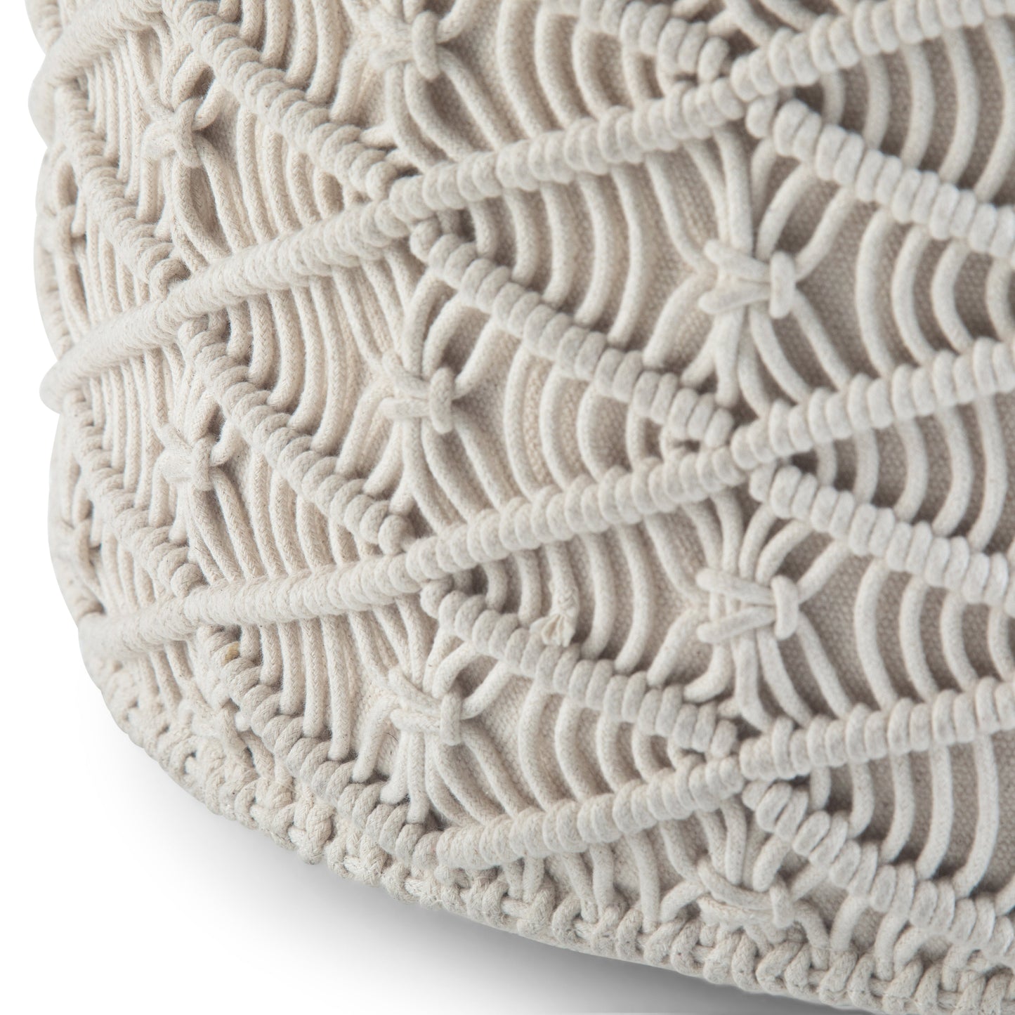 Coates 18 Inch Wide Round Pouf