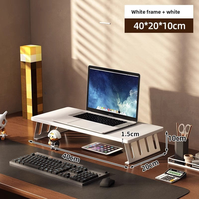 Desktop Storage Rack with Elevated Base