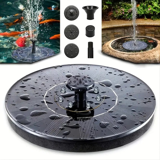 Solar Powered Floating Water Fountain