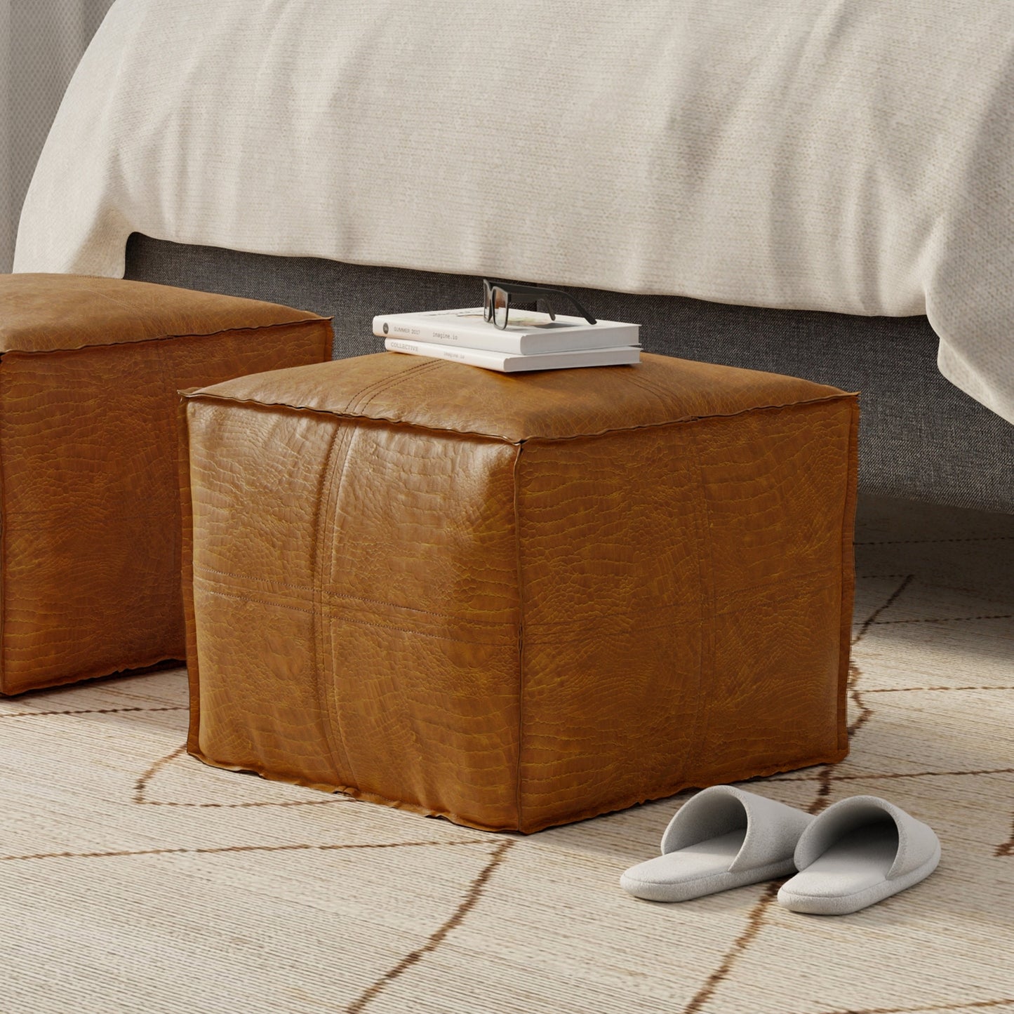 Brody Square Pouf