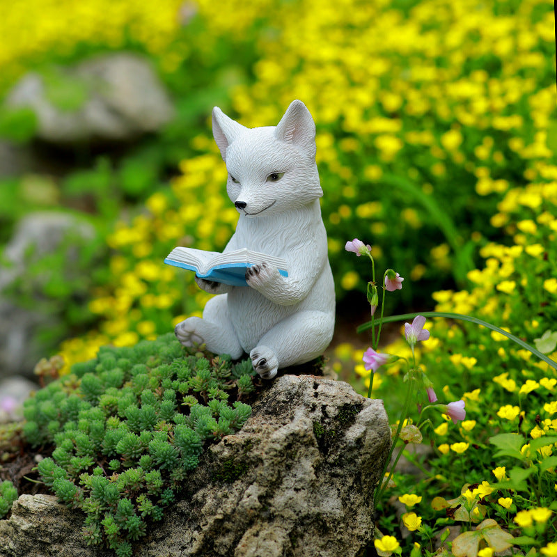 Nine-Tailed Fox Resin Desktop Decoration