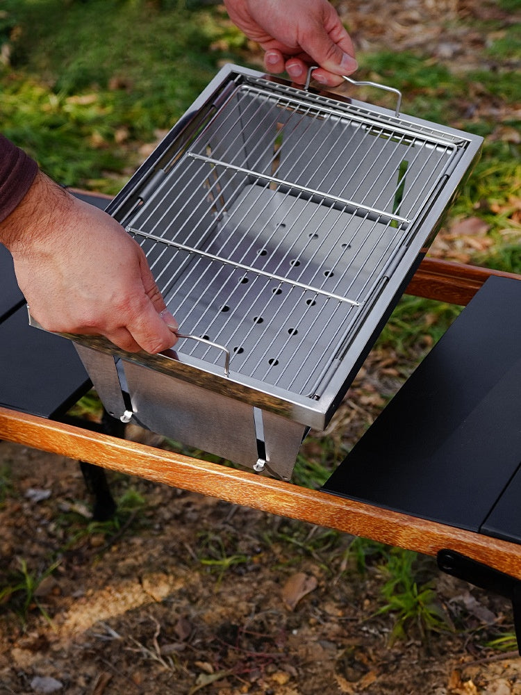 Portable Adjustable Height Camping Aluminum Table