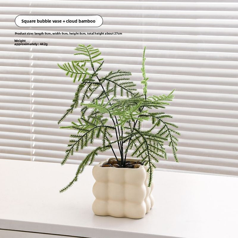 Small pot plant ornaments