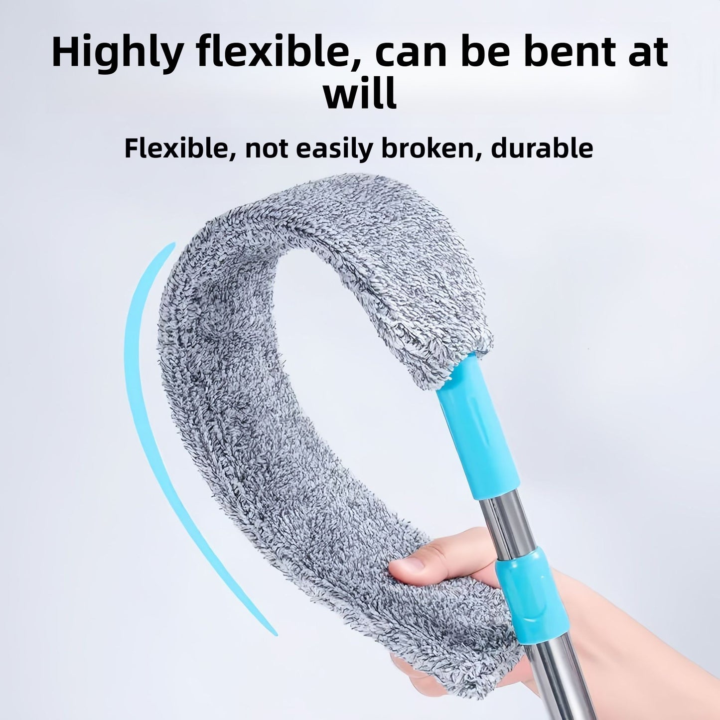 Retractable Under-Bed Duster Cleaning Tool