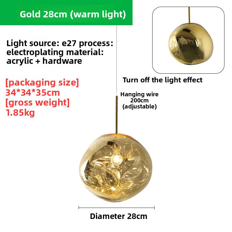 Nordic Creative Lava Chandelier LED Hanging Light