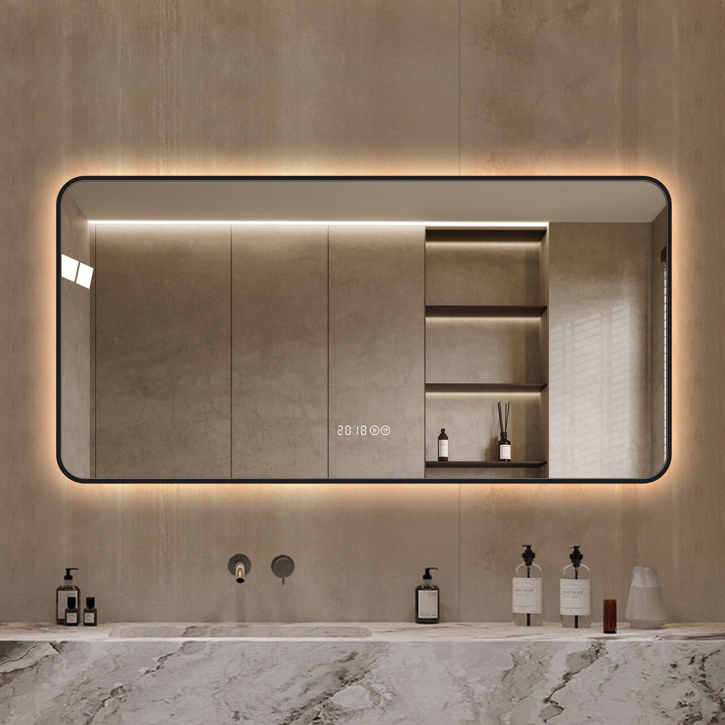 LED Bathroom Mirror - 48 x 24 Inch