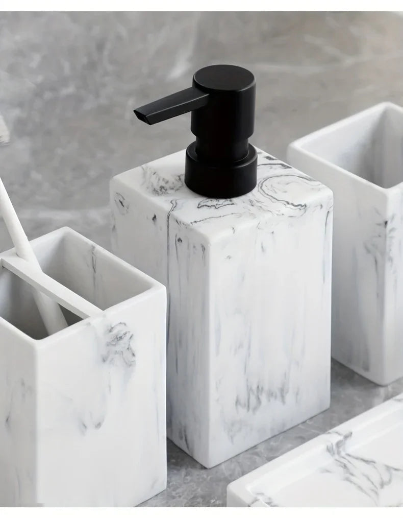 Bathroom Countertop - Marble Storage Set