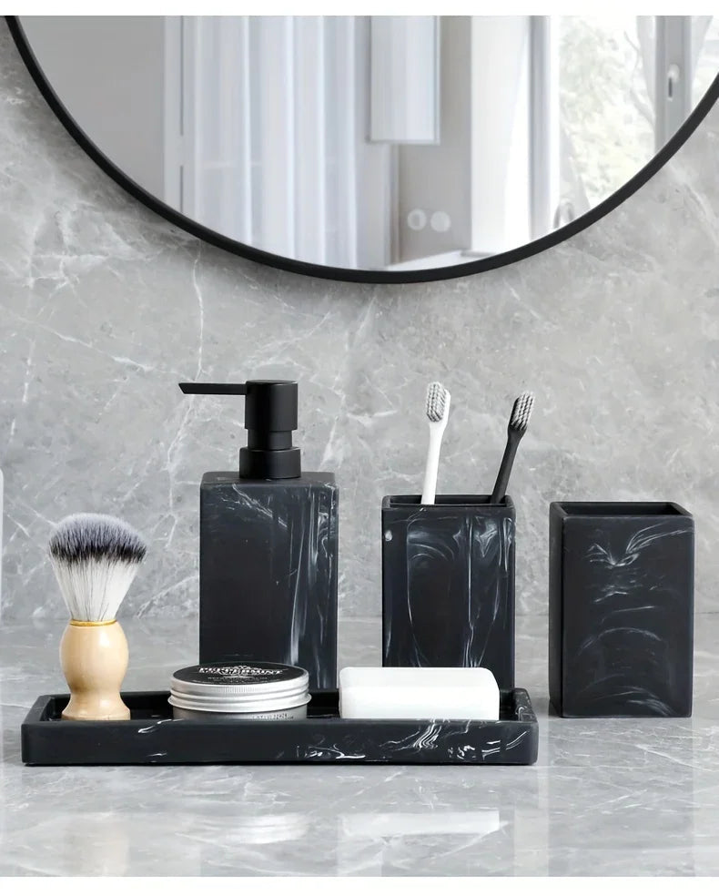 Bathroom Countertop - Marble Storage Set