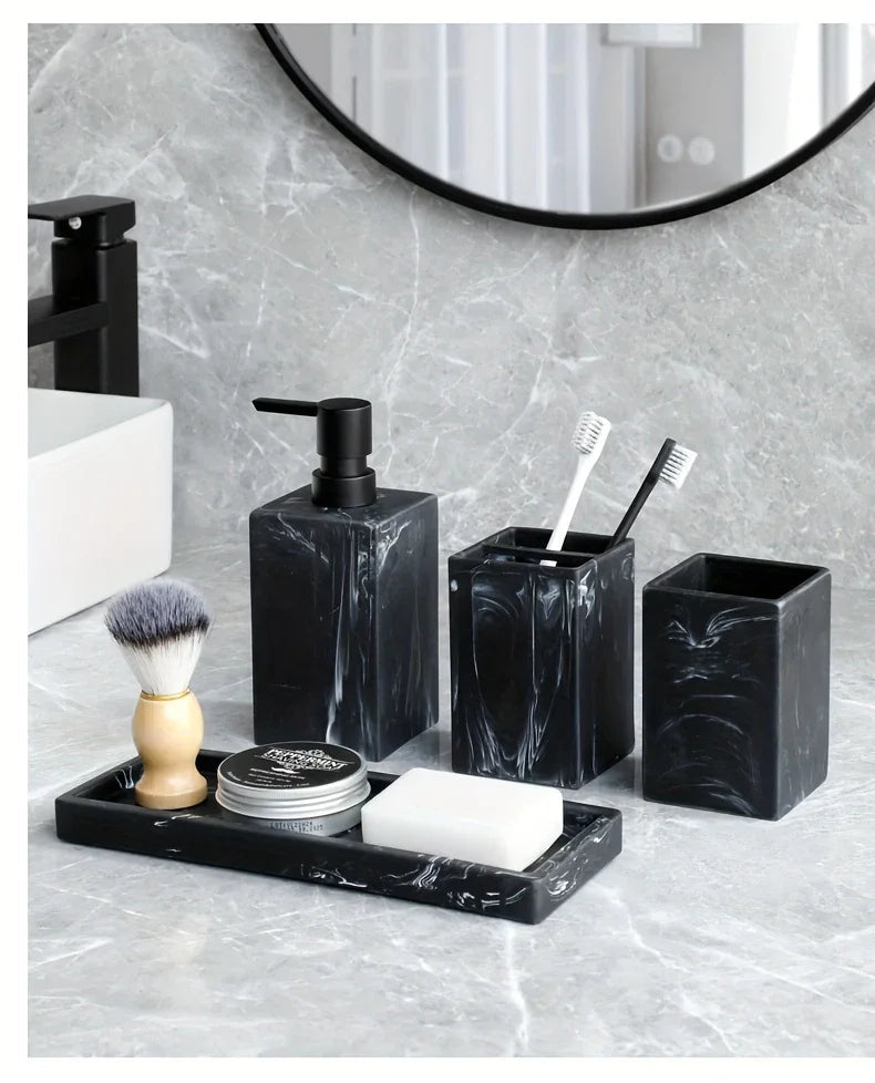 Bathroom Countertop - Marble Storage Set