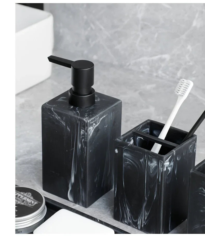 Bathroom Countertop - Marble Storage Set