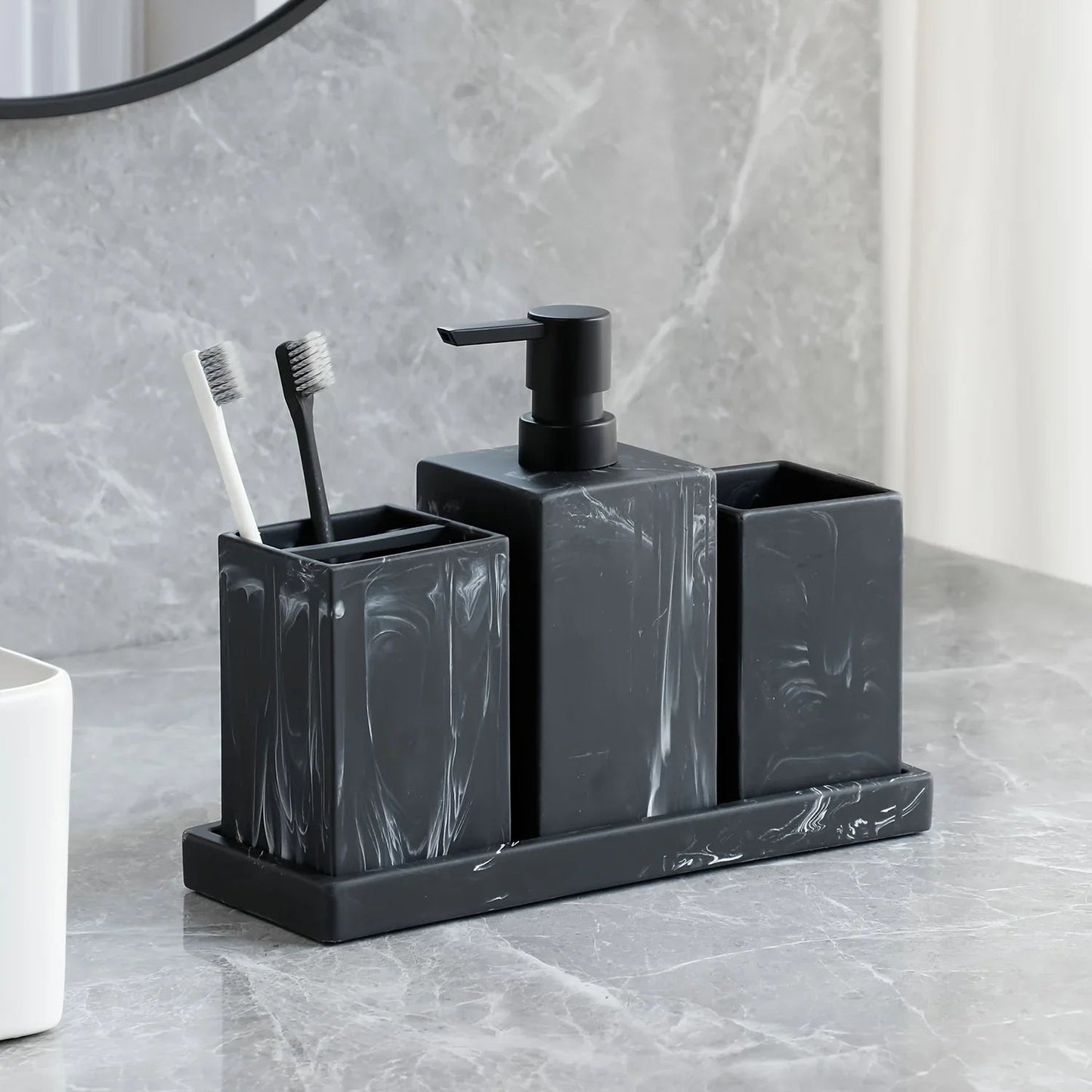 Bathroom Countertop - Marble Storage Set