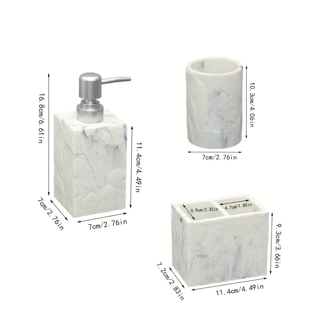 Bathroom Essentials - Creamy Beige Stone