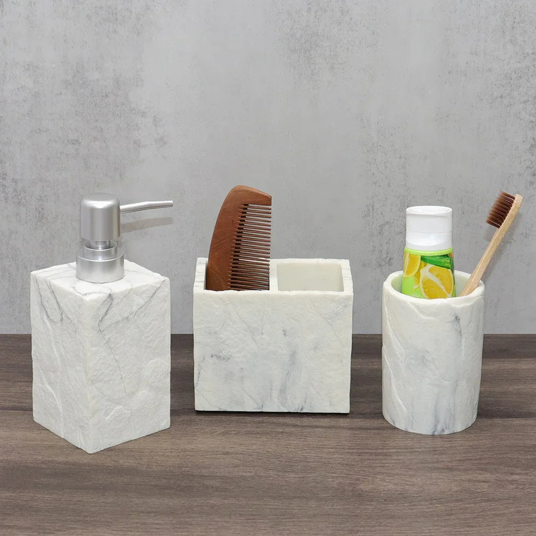 Bathroom Essentials - Creamy Beige Stone