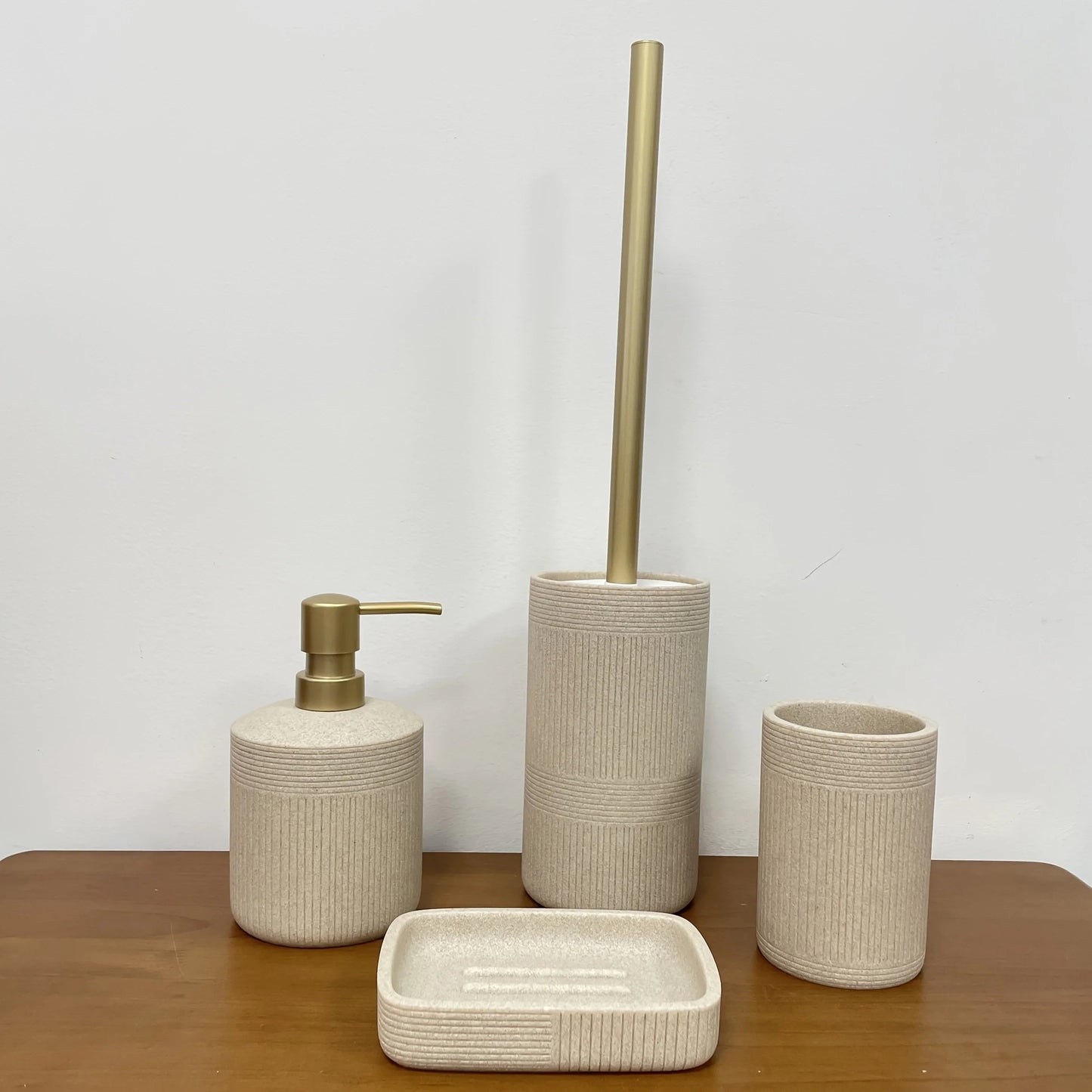 Bathroom Organizer - Modern Ceramic Set
