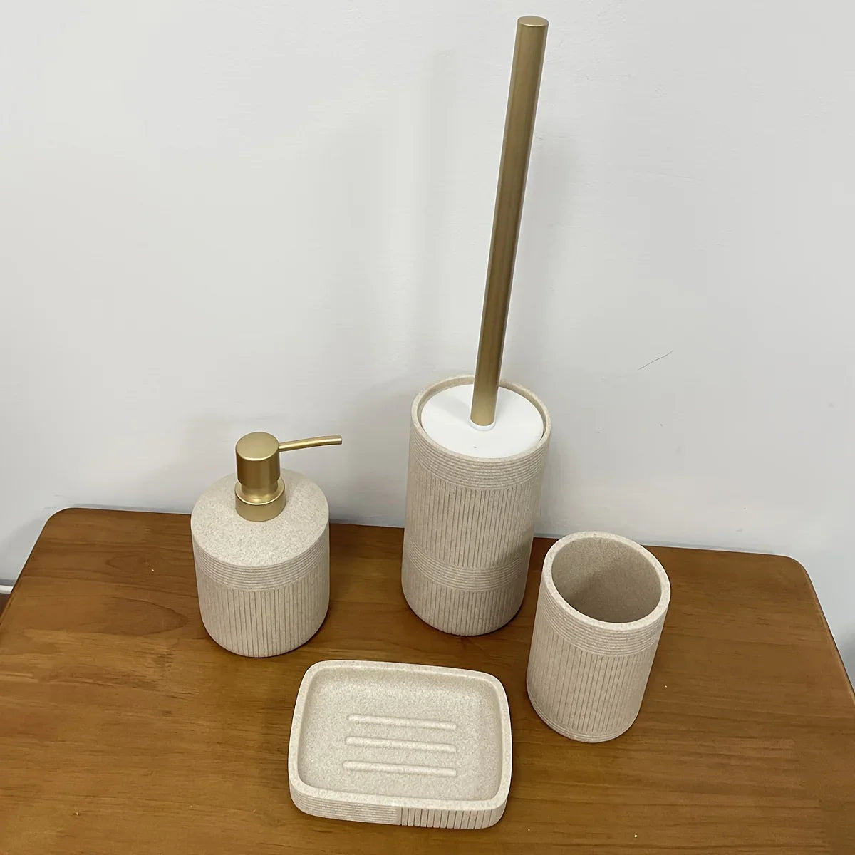 Bathroom Organizer - Modern Ceramic Set