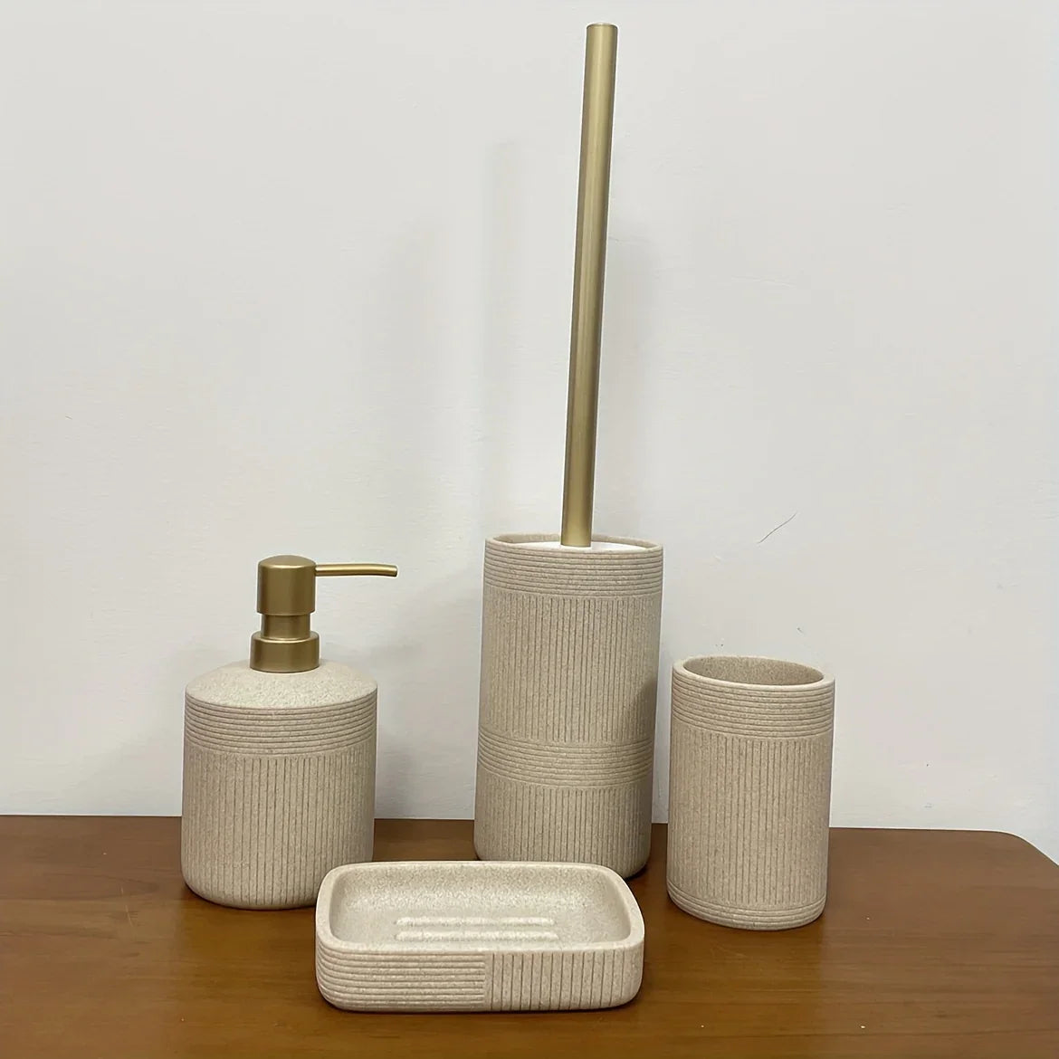 Bathroom Organizer - Modern Ceramic Set