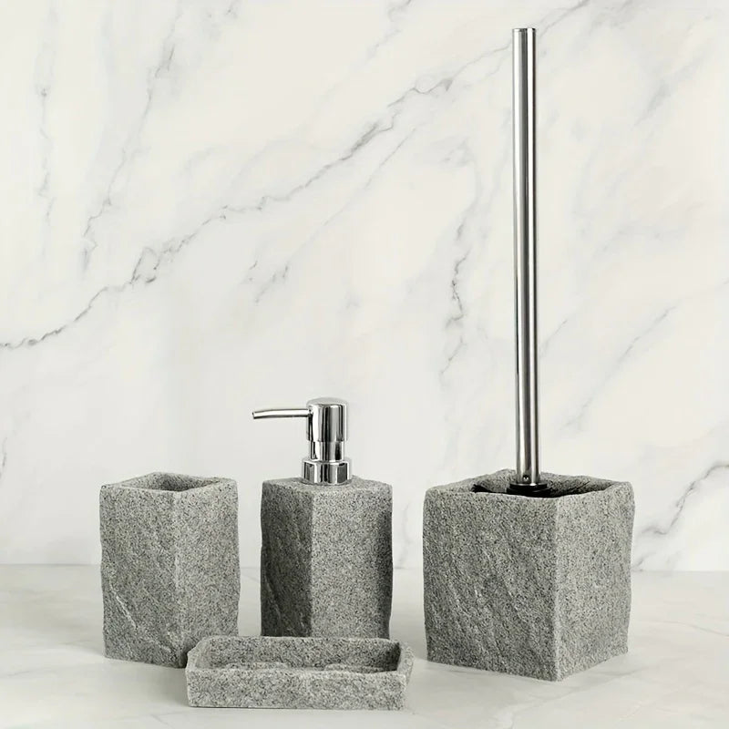 Bathroom Set - Classic Granite Effect