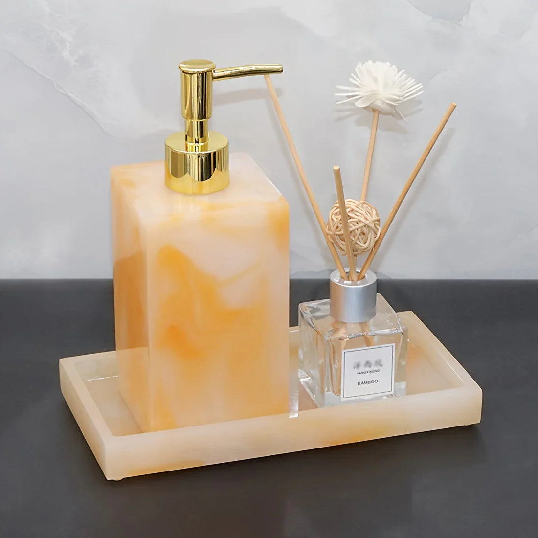 Bathroom Set - Elegant Sandstone