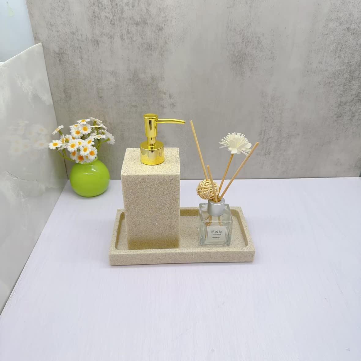 Bathroom Set - Elegant Sandstone