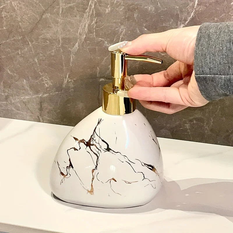 Bathroom Set - Luxury Ceramic 4-Piece