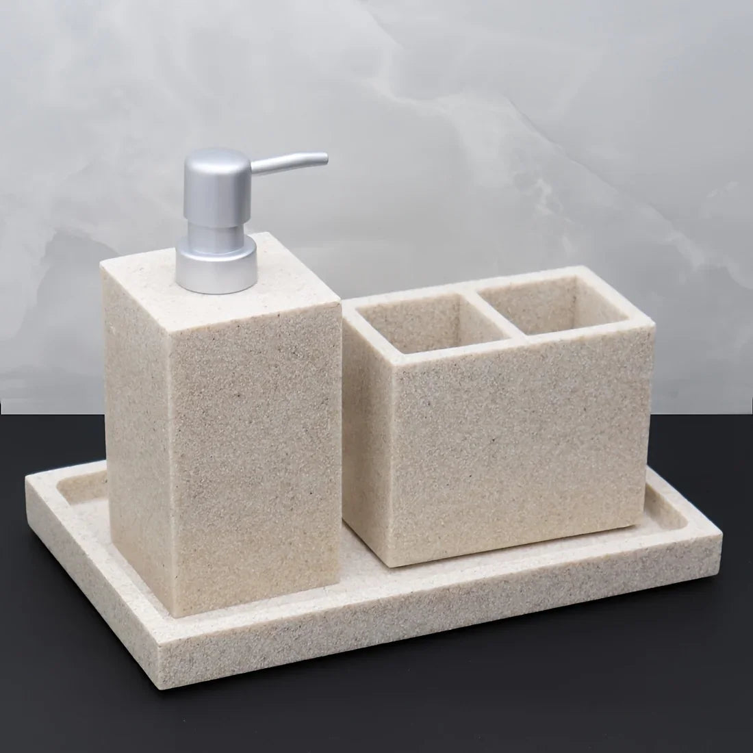 Bathroom Set - Minimalist Ceramic 4Piece