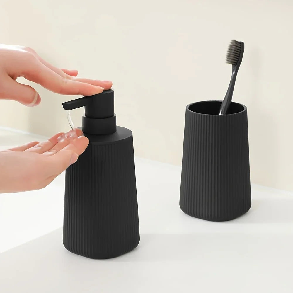 Bathroom Set - Modern Plastic 2pcs