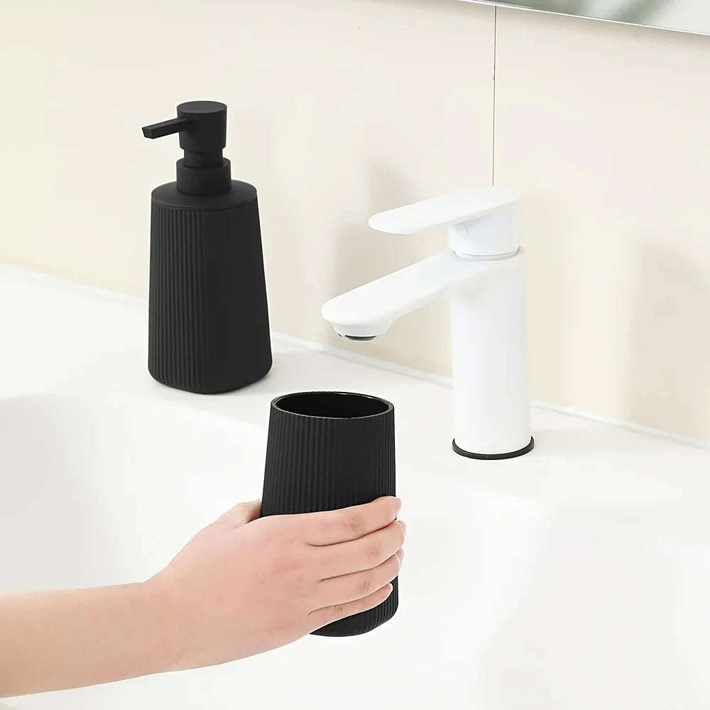 Bathroom Set - Modern Plastic 2pcs