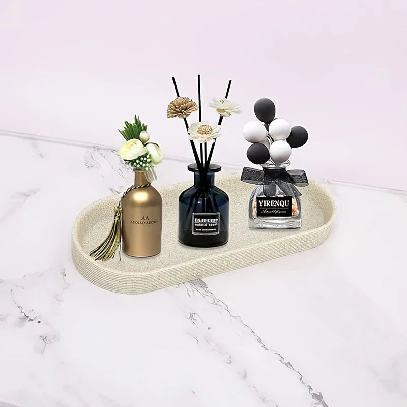 Bathroom Set - Natural Gray Stone 5pcs