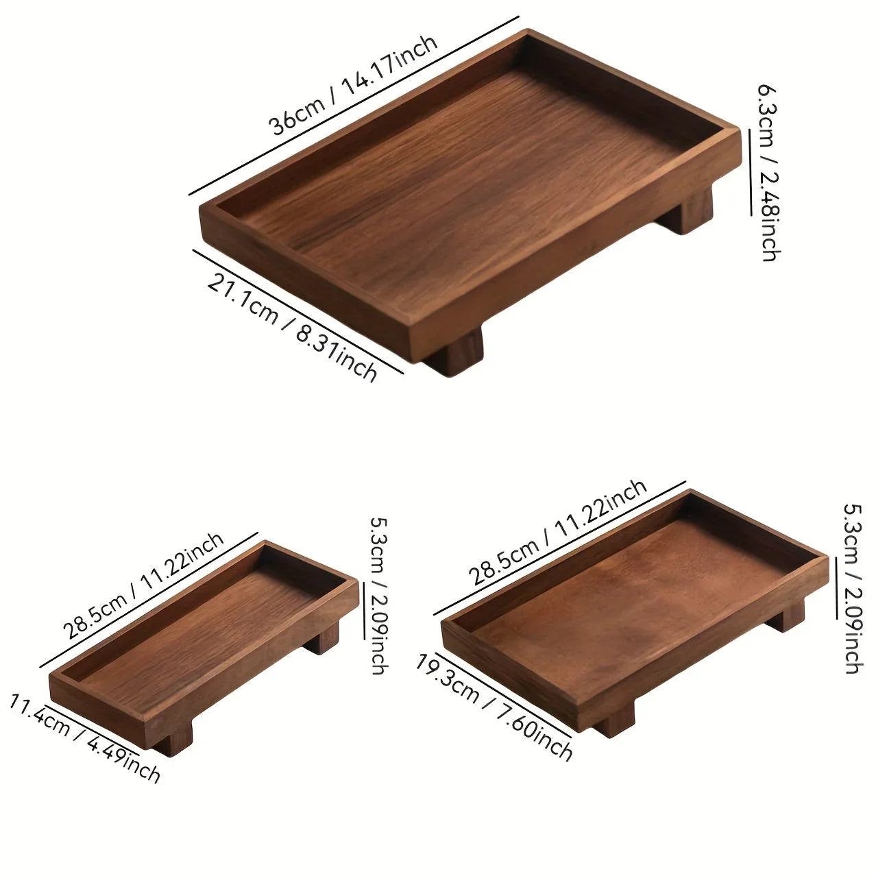 Bathroom Tray - Non-Deformable Wooden