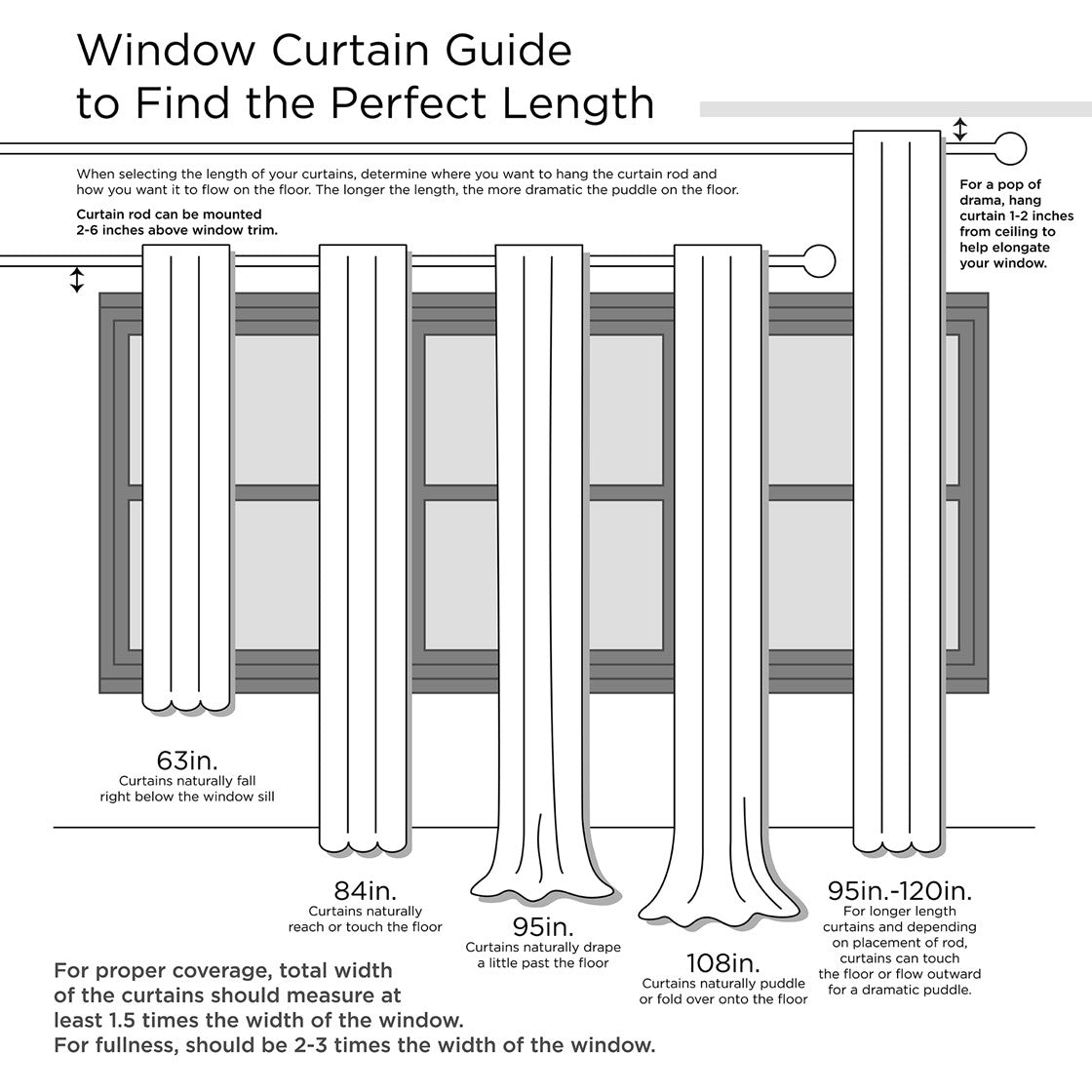 Twist Tab Lined Window Curtain Panel - Bronze