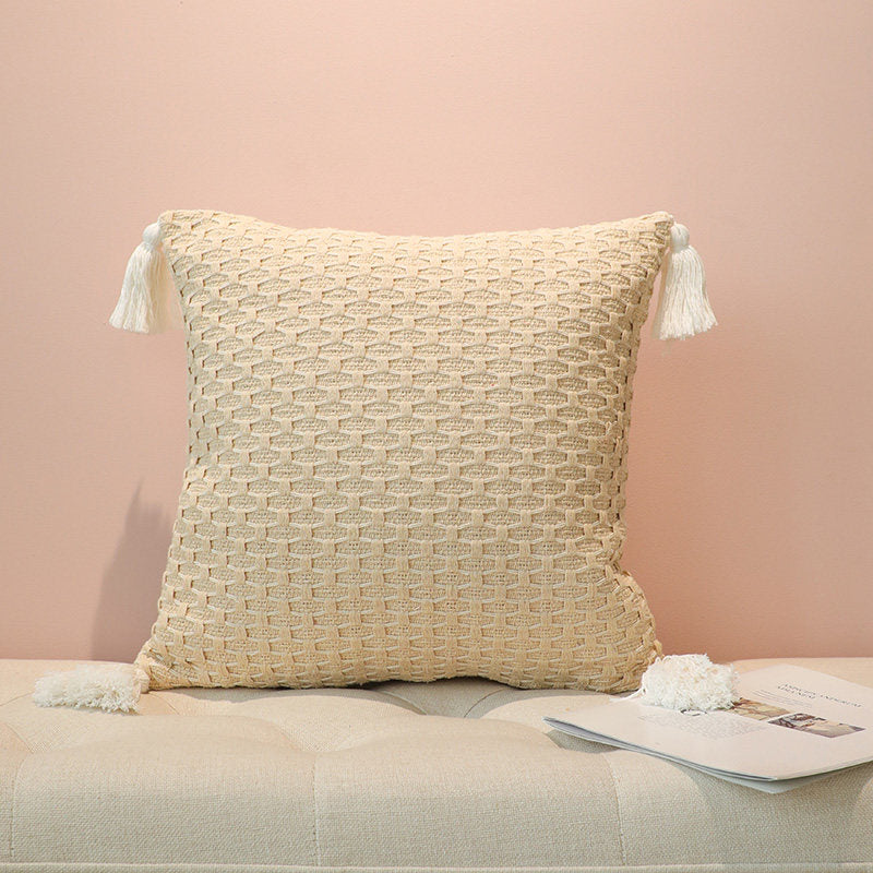 Minimalist Wabi-Sabi Style Decorative Throw Pillow