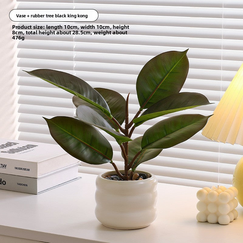Small pot plant ornaments