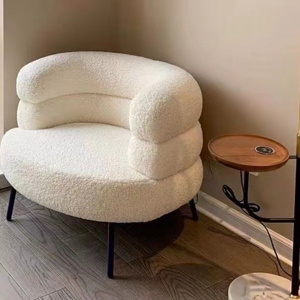 Nordic Velvet Single Sofa Chair