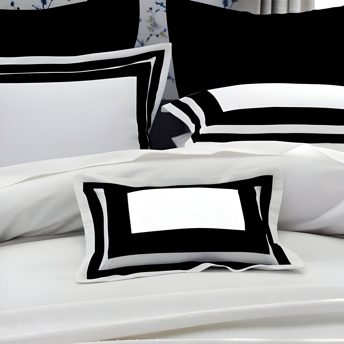 400TC Cotton Sateen Double Border Frame Duvet Cover Set