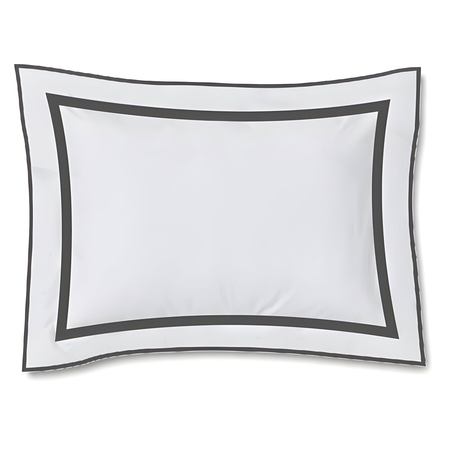 400TC Embroidery & Border Cotton Sateen Solid Duvet Cover Set