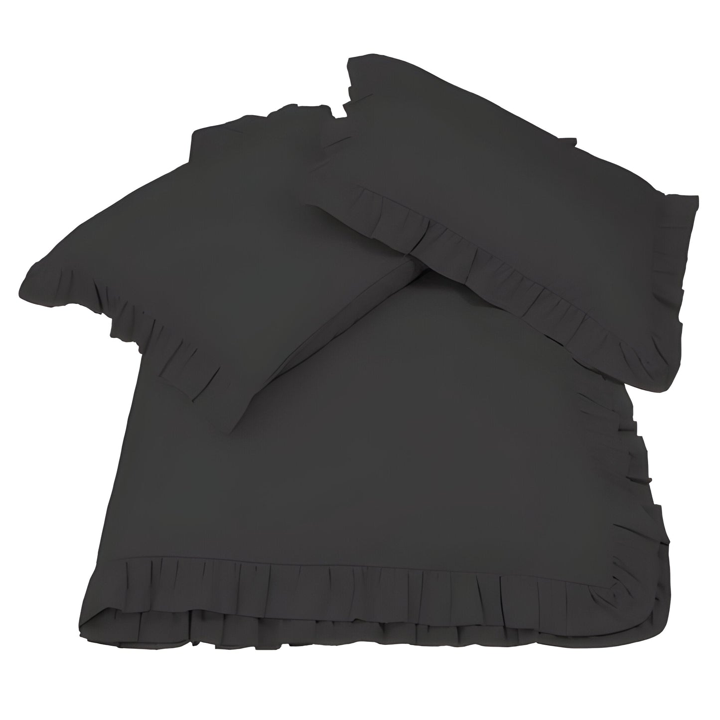 400TC Cotton Sateen Ruffle Duvet Cover Set
