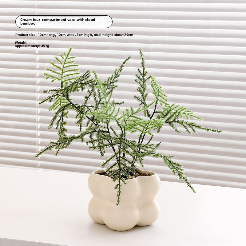 Small pot plant ornaments