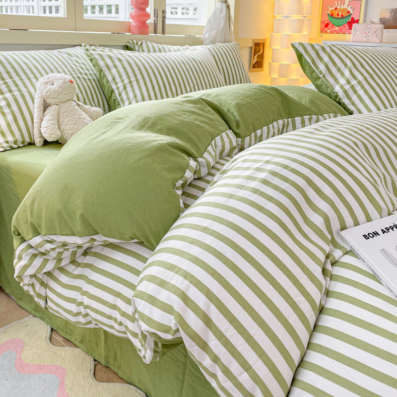 Nantong Die Shi Bridge Four-piece set of quilt covers and bedding