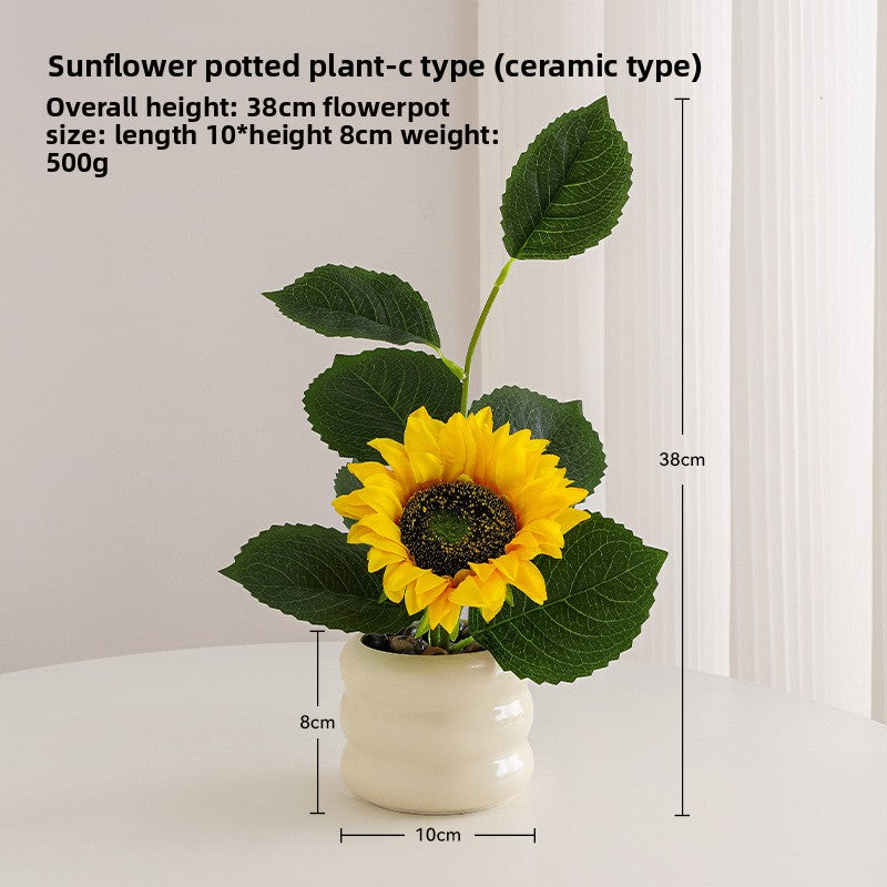 Small pot plant ornaments