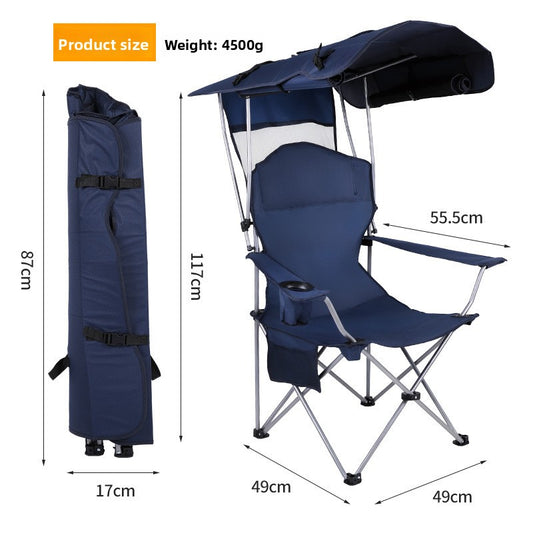 Portable Outdoor Folding Chair with Canopy