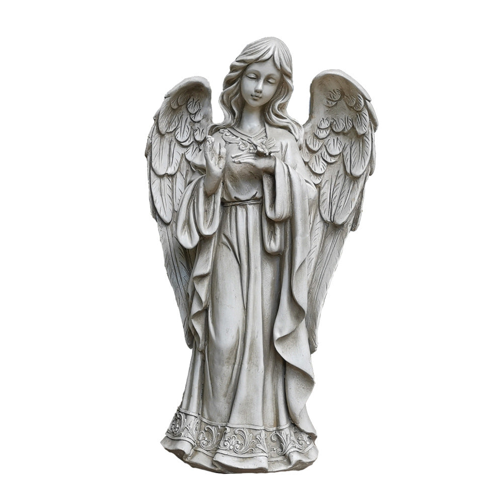 European Style Angel Resin Garden Sculpture
