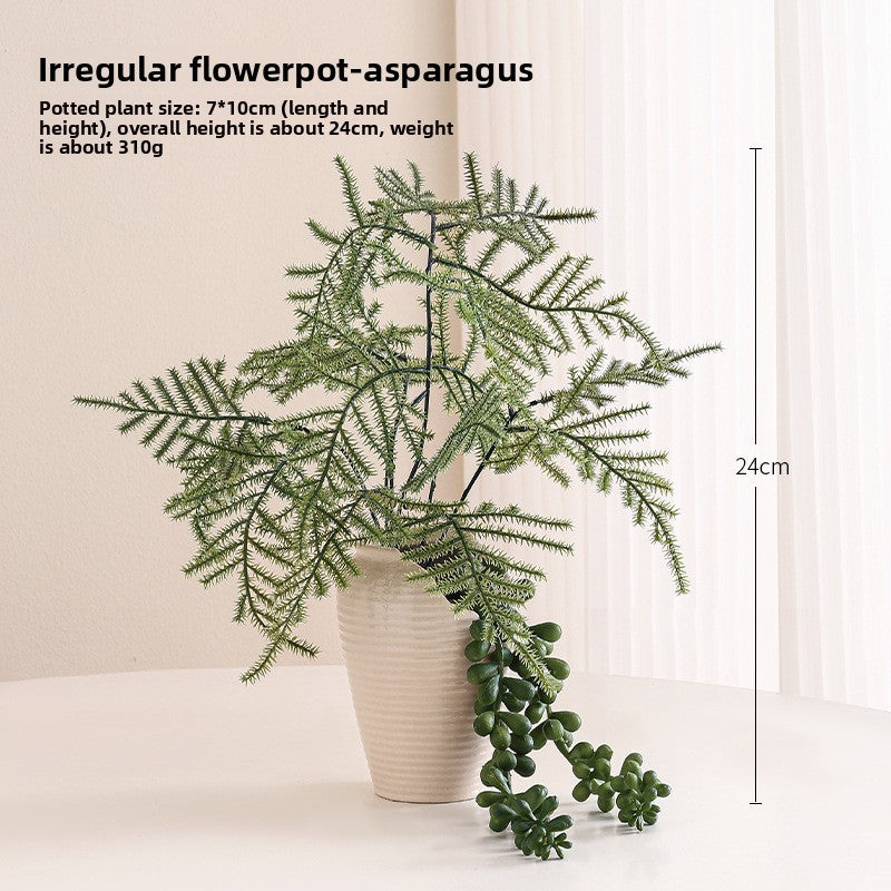 Small pot plant ornaments