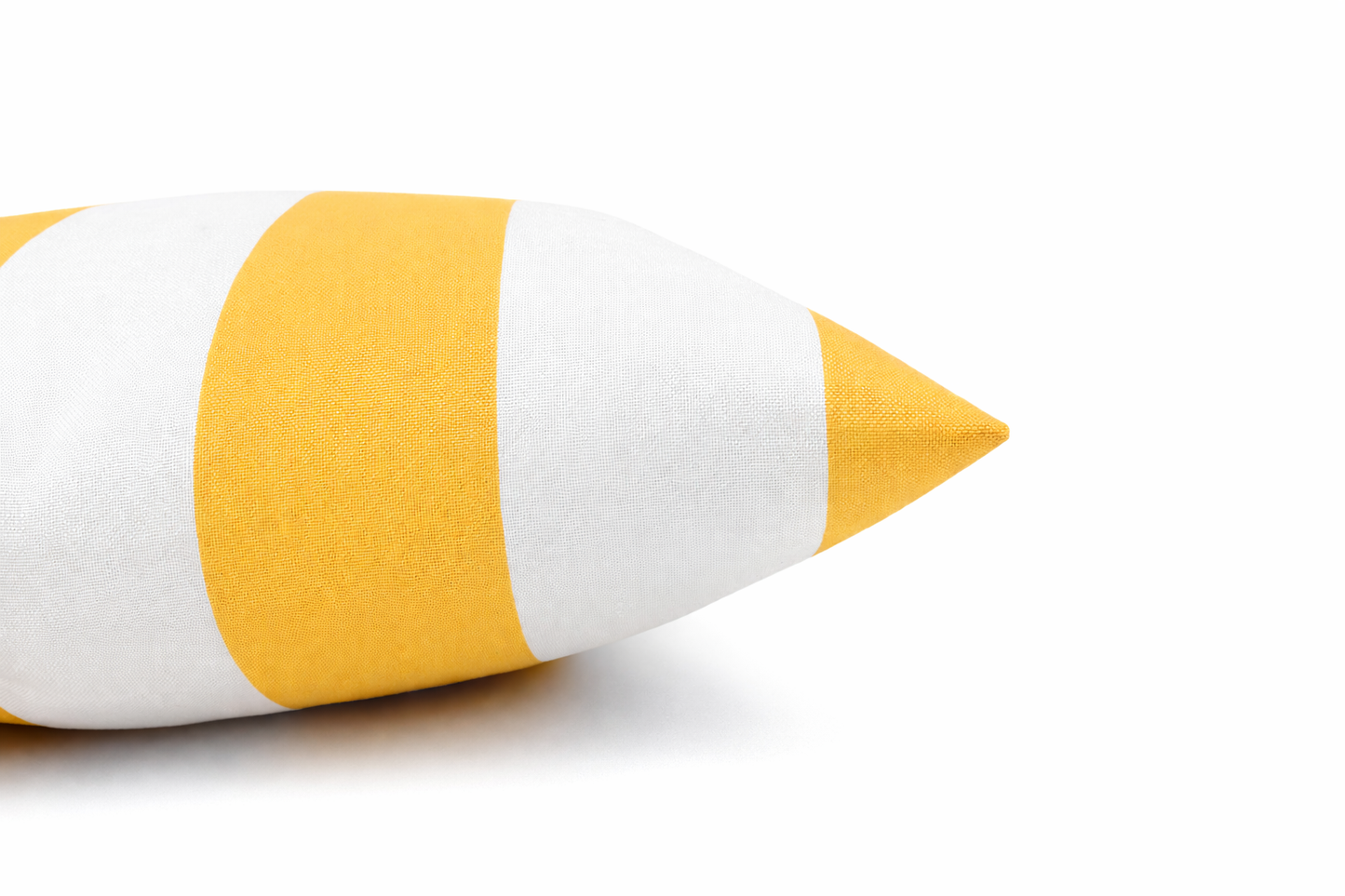 2 Pack Outdoor Throw Pillows in Yellow/White