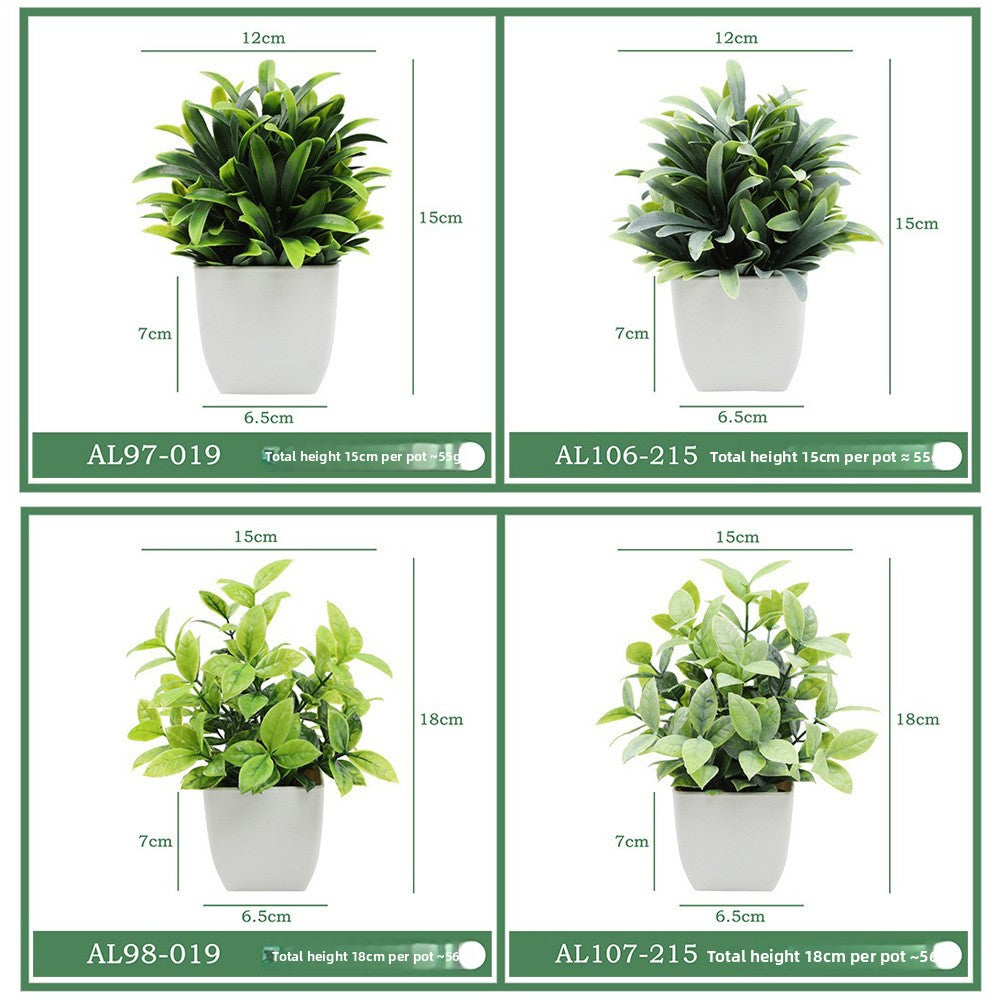 Artificial Eucalyptus Frosted Potted Plant