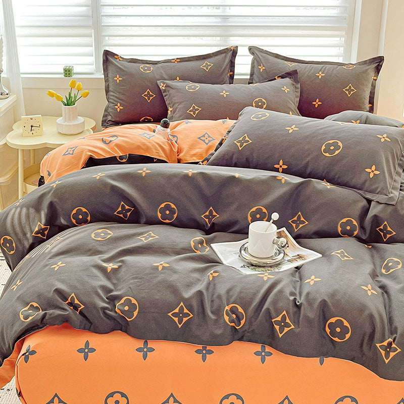 Pure cotton bed set of four pieces