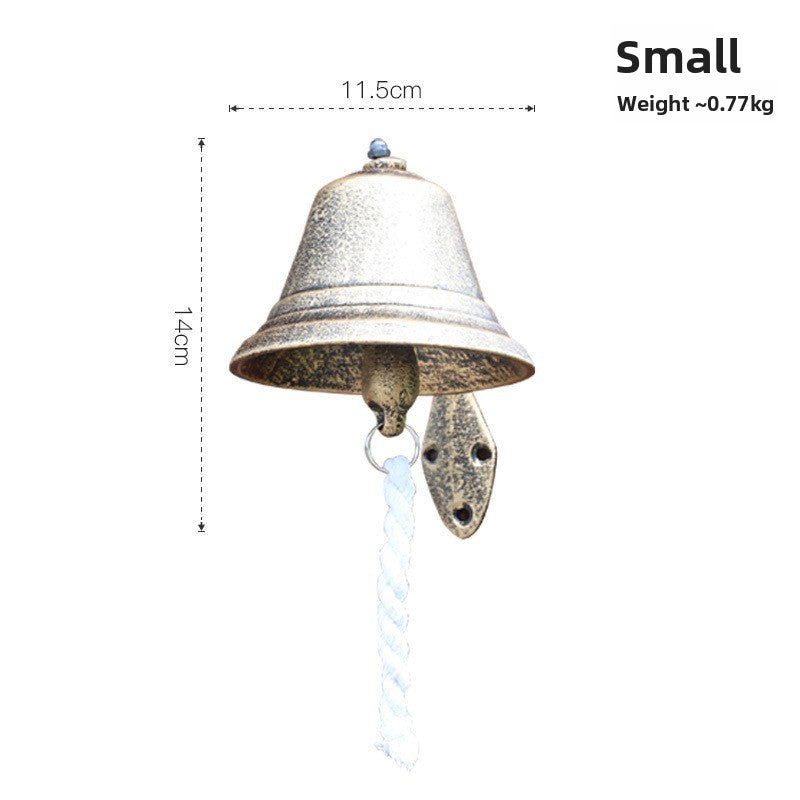 Vintage Cast Iron Garden Bell