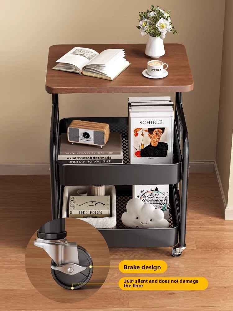 Movable Multi-Tier Storage Cart with Wheels
