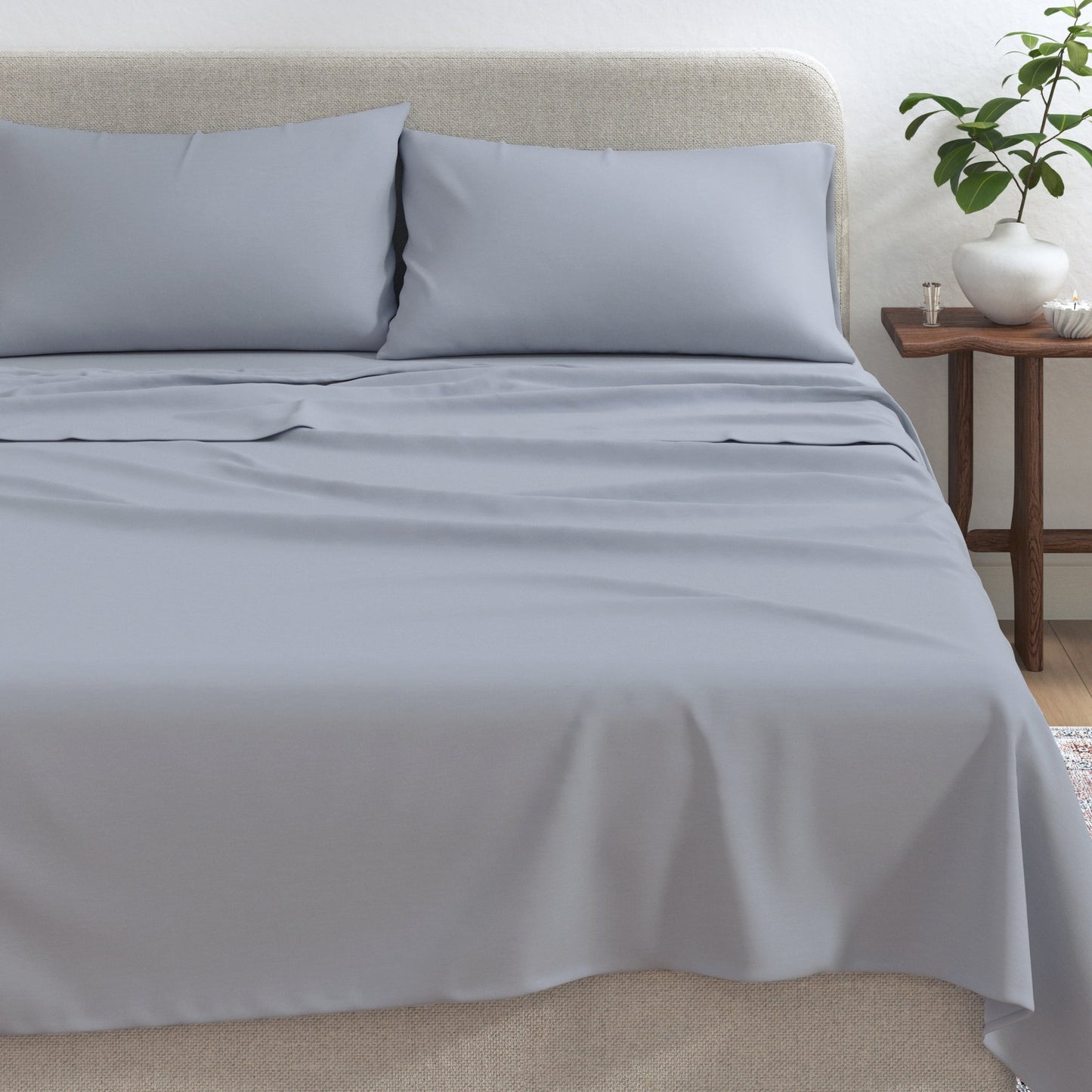 Viscose from Bamboo & Cotton Blend Jersey Knit Sheets