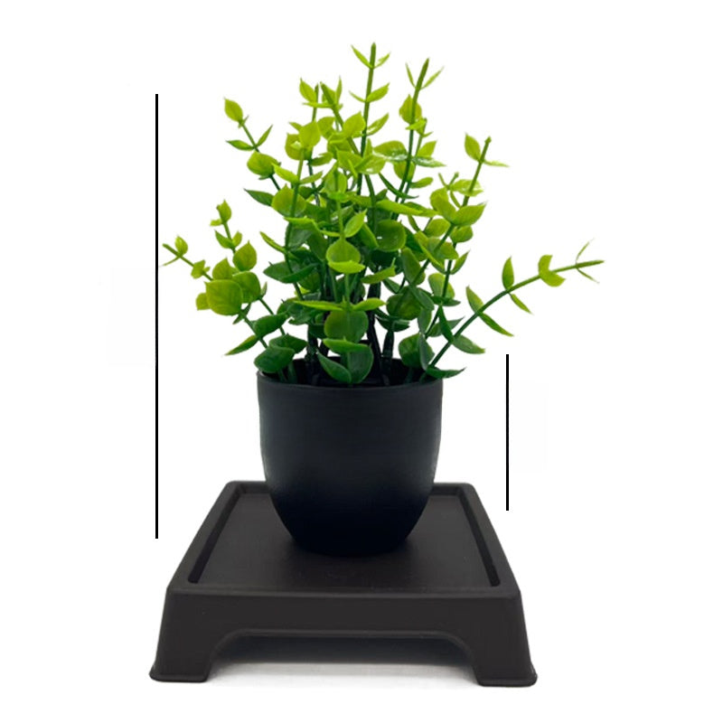 Small Plastic Potted Eucalyptus Artificial Plants
